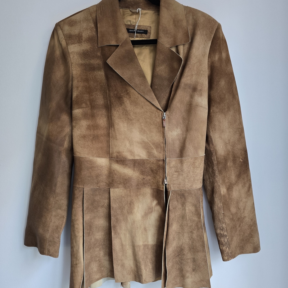 Gian Mori Brown Leather Women's Jacket